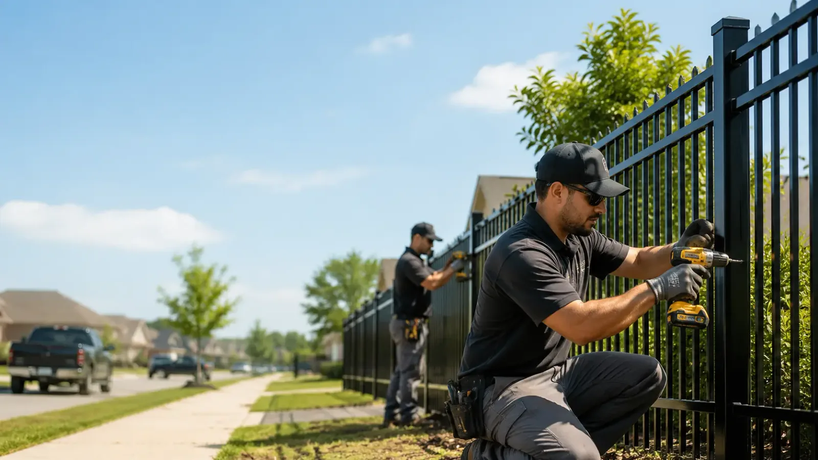 Metal Fence Installation in Slidell, LA